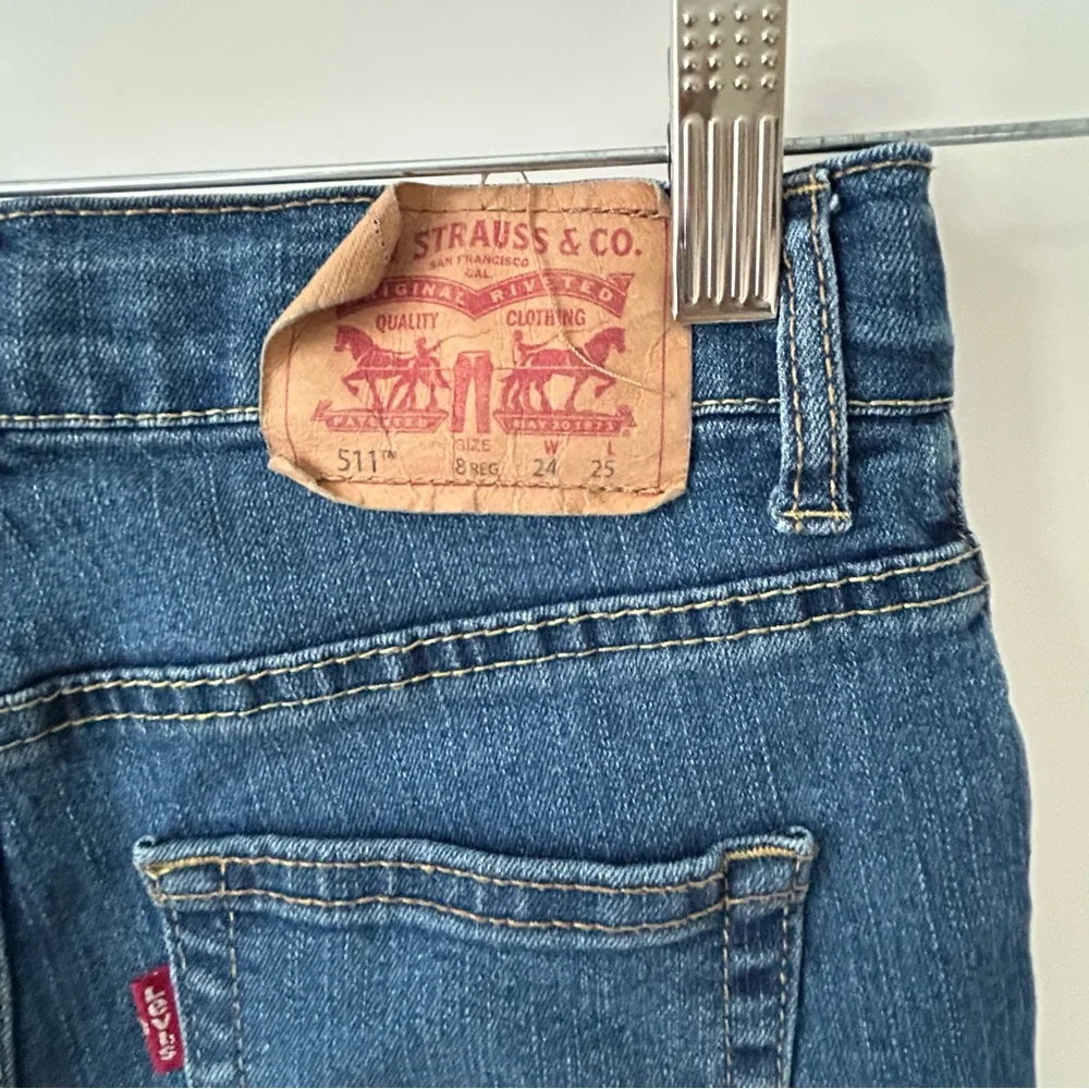 Levi’s Boys 511 Slim Jeans 8 Regular - Picture 4 of 8